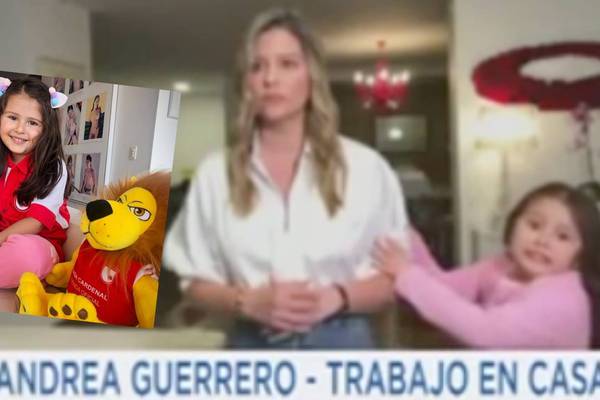 Video: Hija de Andrea Guerrero explicó su aparición en Noticias RCN ¿Por un jugador de Santa Fe?