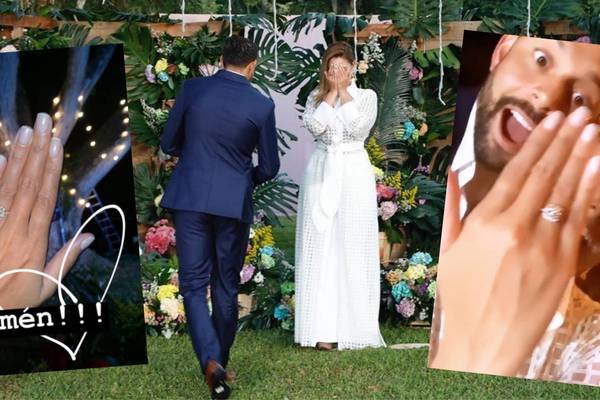 Video: Así fue la propuesta de matrimonio Matías Mier a Melissa Martínez