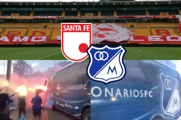 Hora, canal y emisora: ¿Cómo seguir el partido Santa Fe VS Millonarios de Fecha 10 de Liga BetPlay 2020?