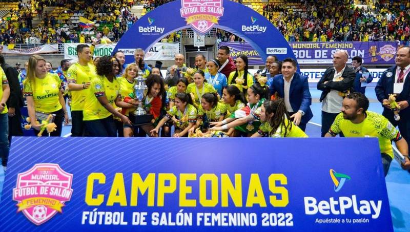 Ellas son las 13 mujeres campeonas con Colombia en el Mundial de Futsal