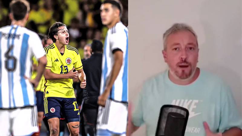 Periodista argentino criticó duramente a Colombia, luego de que eliminara a su selección.
