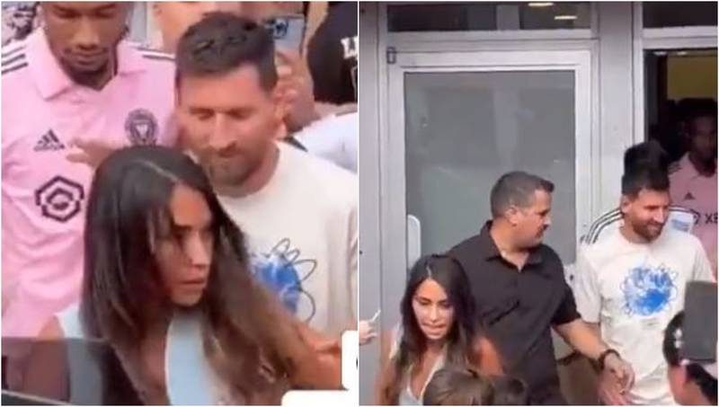 Messi: Antonela Roccuzzo estalló ante el acoso de fanáticos en Miami