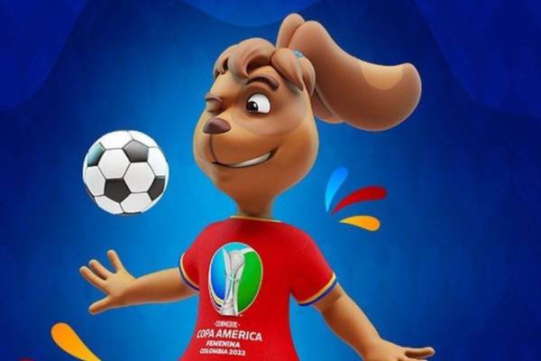 Gran polémica porque la mascota de la Copa América Femenina 2022 es una perra
