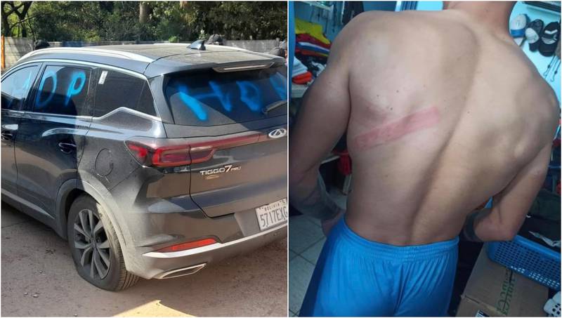 Hinchas atacaron a sus propios jugadores y les vandalizaron sus autos