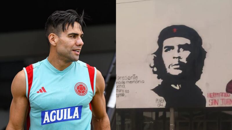 Propusieron que Falcao reemplace al Che Guevara en la plaza de la Universidad Nacional