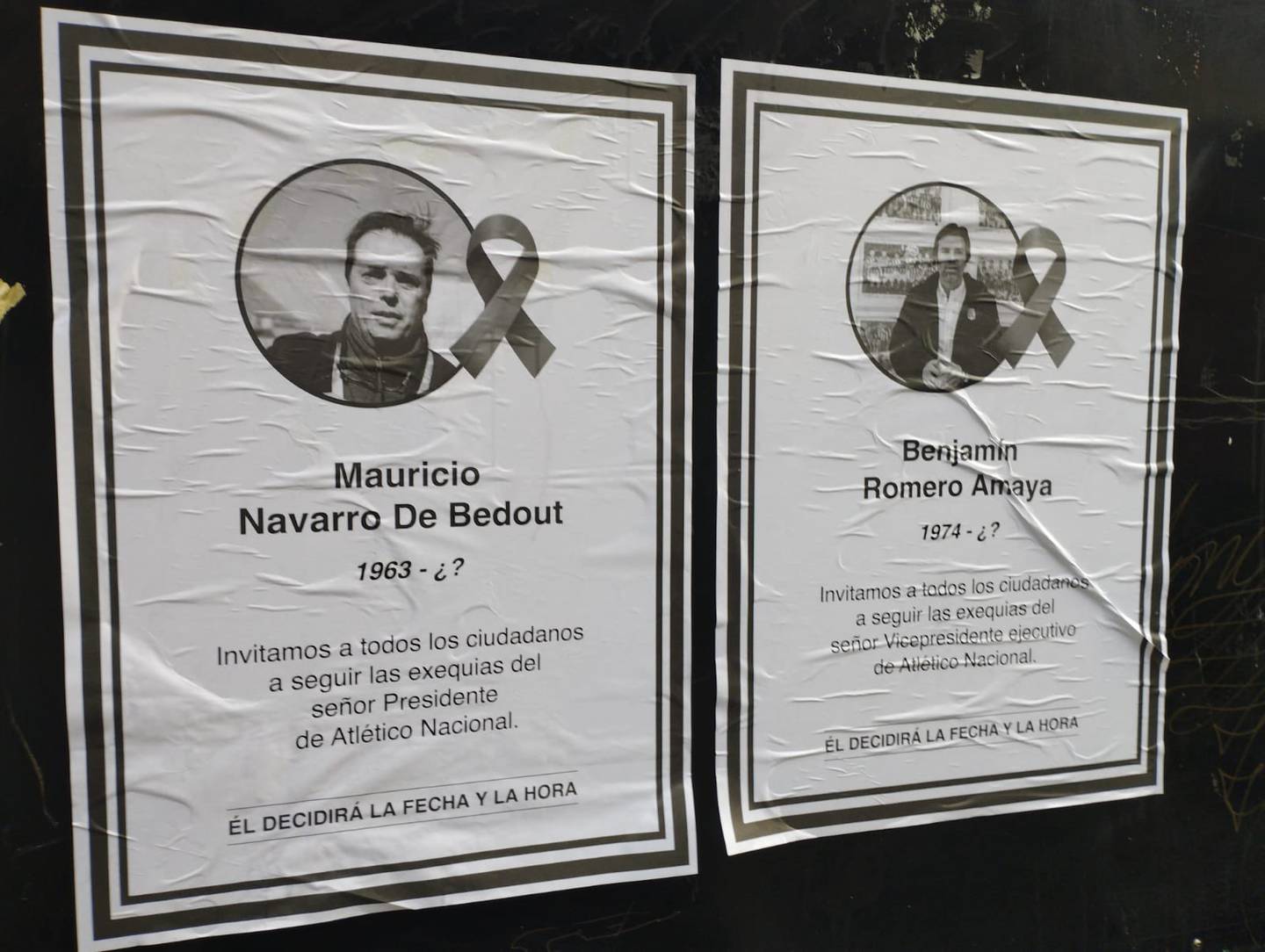 panfletos contra Benjamin Romero y Mauricio Navarro