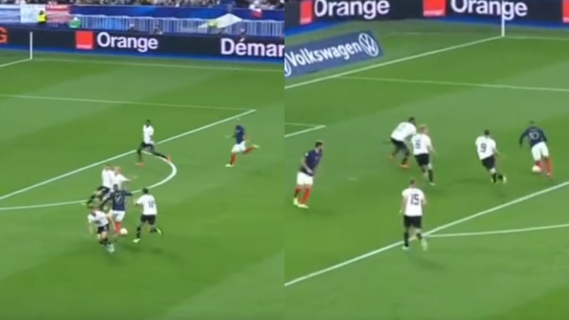 Gol de Kylian Mbappé con Francia