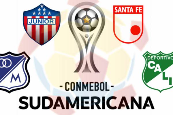 ¡Confirmada! Programación de los equipos colombianos en cuartos de final de Copa Sudamericana 2018