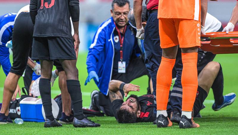 Yaser Hamed, compañero de James Rodríguez, sufrió impactante lesión