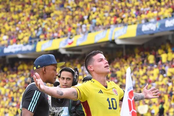 James Rodríguez no jugaría contra Ecuador y un detalle en el entrenamiento lo delató