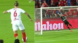 ¡A todo el ángulo! Jugador del Sevilla marcó el gol más lindo del fin de semana
