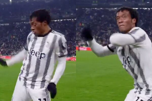 Sacó los prohibidos: Cuadrado volvió al gol con Juventus y su celebración se robó el show 