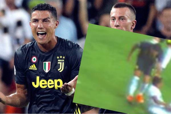 Video: Jeison Murillo hizo expulsar a Cristiano Ronaldo en Valencia VS Juventus de champions League