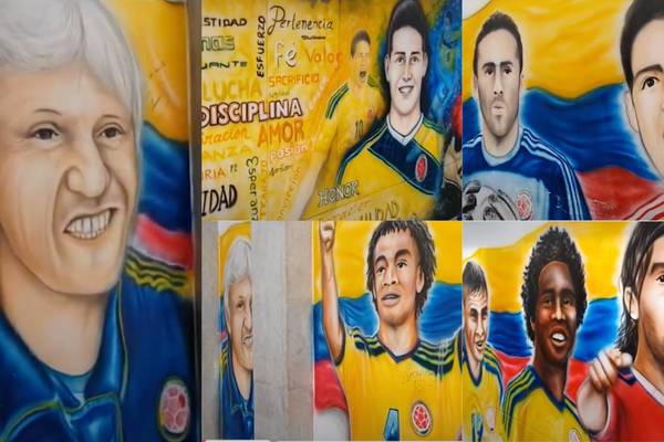 Video: ¿Por qué quitaron mural en honor a José Pékerman del Estadio El Campín de Bogotá?