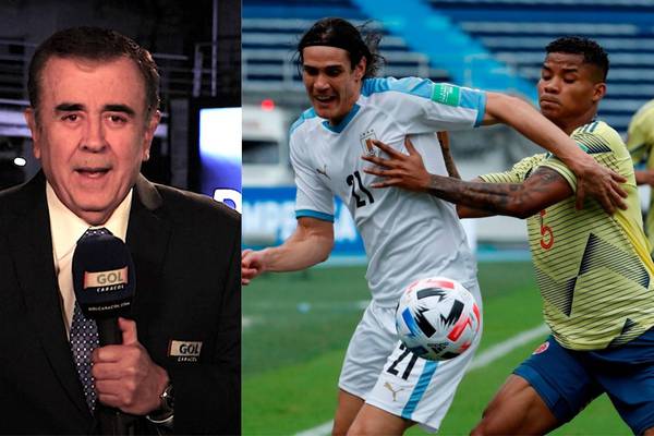 Comentario de Javier Hernández Bonnet sobre Wilmar Barrios en Colombia VS Uruguay
