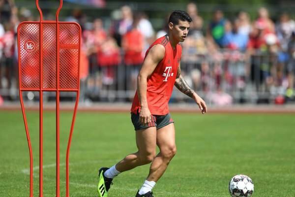 James Rodríguez ya trabaja con balón en Bayern München de cara a la temporada 2018/19