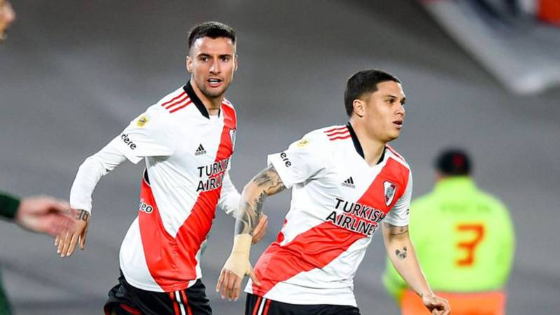 La asistencia de Juan Fernando Quintero en River Plate vs. Sarmiento