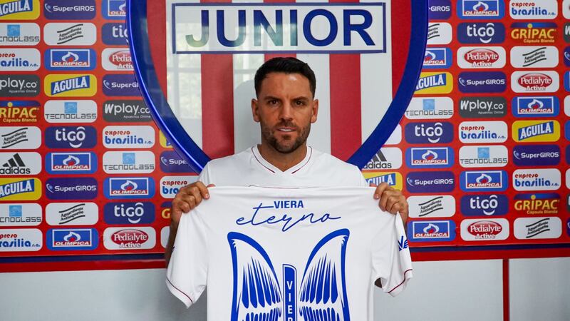 Sebastián Viera confirmó cuándo será su último partido con la camiseta de Junior y Win Sports lo transmitirá