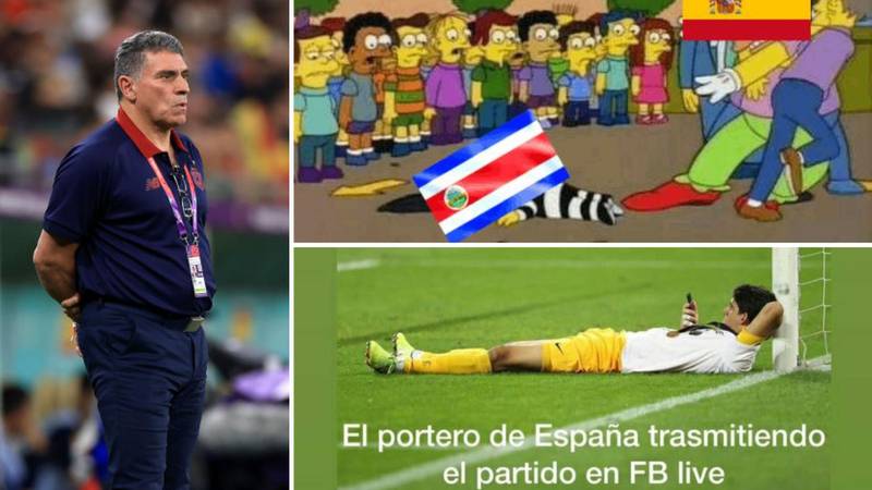 Los mejores memes de la goleada de España frente a Costa Rica.