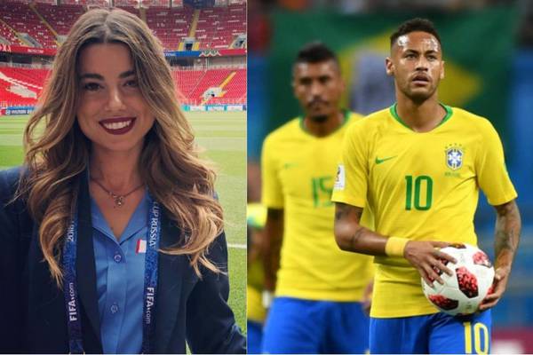 Curioso trino de Marina Granziera sobre el partido Brasil VS Bélgica del Mundial Rusia 2018