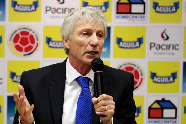 Conferencia de prensa de José Pekerman antes de jugar contra Argentina
