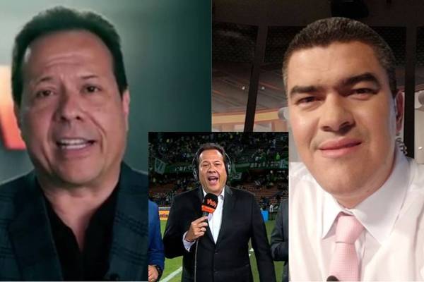 Javier Fernández narra en Win Sports desde el estadio ¿Y Eduardo Luis?