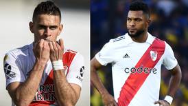 Santos Borré le dijo a Borja que “supere” lo que él hizo en River Plate