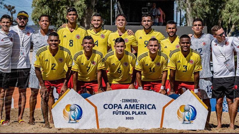 La Selección Colombia de Fútbol Playa avanzó a las semifinales de la Copa América.