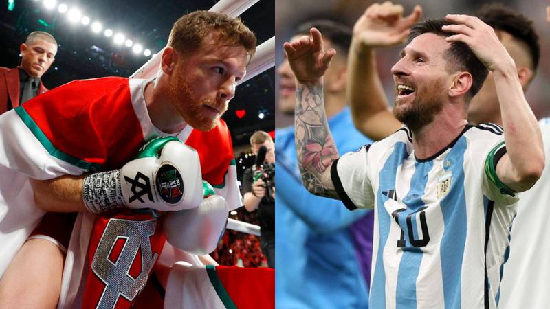 ‘Canelo’ Álvarez amenazó a Leo Messi porque supuestamente limpió el piso con la camiseta de México