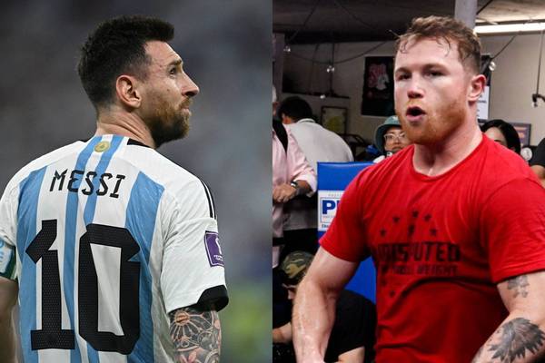 ¡Está que se pelea! ‘Canelo’ se tragó entera una imagen falsa y atacó a Messi otra vez