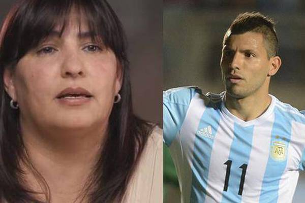 Explotó la mamá del "Kun" Agüero tras perder la Copa América