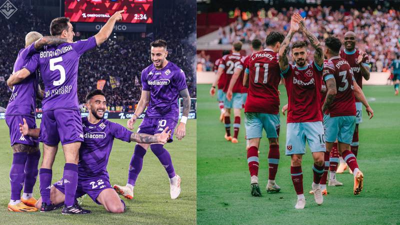 Fiorentina y West Ham se medirán en la final de la Conference League.