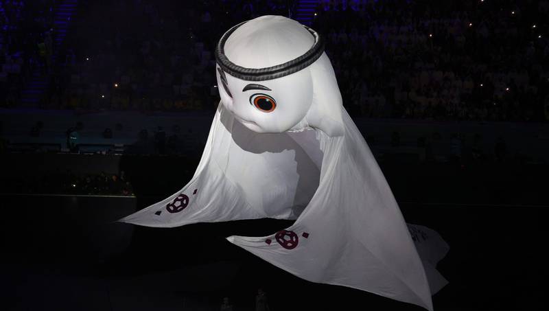 La'eeb, la mascota de Qatar 2022 que desató memes contra los hinchas de América