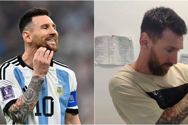 Messi presumió la camiseta que le regaló un exjugador del Deportivo Cali