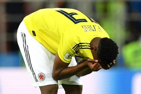 Yerry Mina estaba lesionado cuando marcó el gol de Colombia VS Inglaterra
