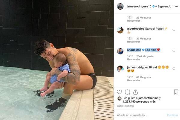 Foto: James Rodríguez restringió comentarios en Instagram desde nacimiento de Samuel