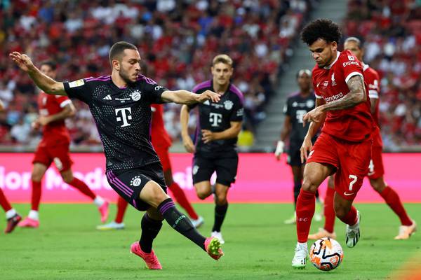 Luis Díaz ajustició al Bayern Múnich con un golazo en partidazo con el Liverpool