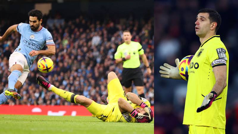 Aston Villa y 'Dibu' Martínez sufren la efectividad del Manchester City.