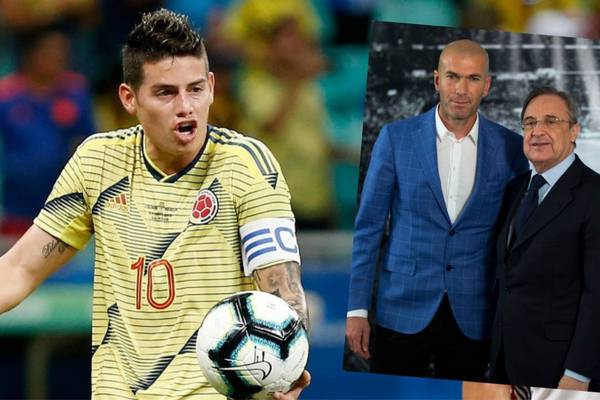 Audio: La supuesta razón de la molestia de Zinedine Zidane con James Rodríguez en Real Madrid