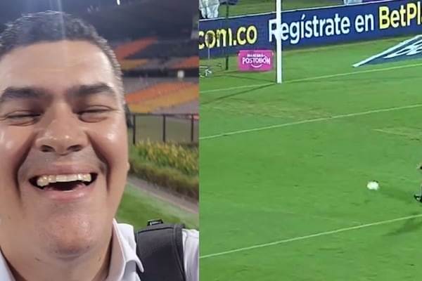 Eduardo Luis narró el ‘golazo’ del árbitro mientras estaba suspendido el partido de Nacional 