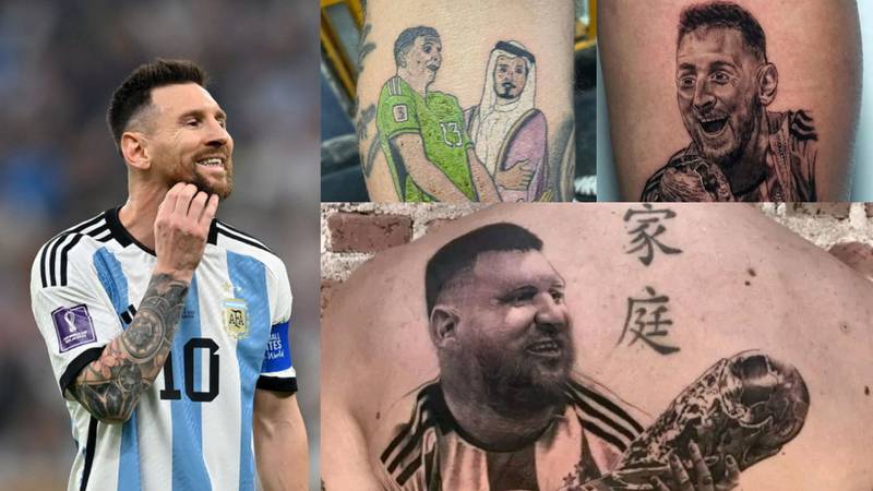 Los peores tatuajes en homenaje a la Selección Argentina.