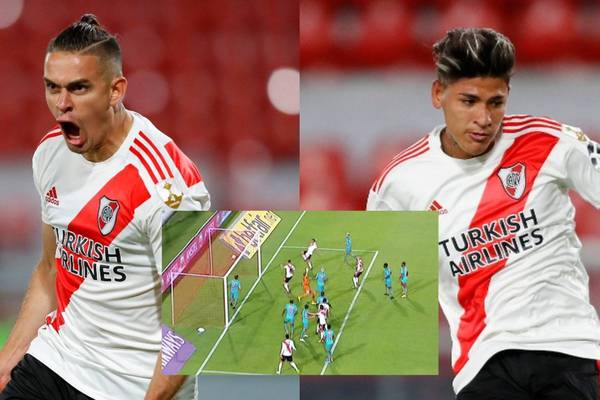Video: Goles de Santos Borré y Carrascal en River Plate VS LDU de Quito por Copa Libertadores 2020 (3-0)