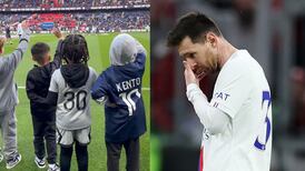 Hasta los hijos de Kim Kardashian enloquecen con un saludo de Messi