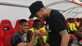 ‘Lucho’ Díaz visitó al Barranquilla FC y fue uno de los últimos en irse