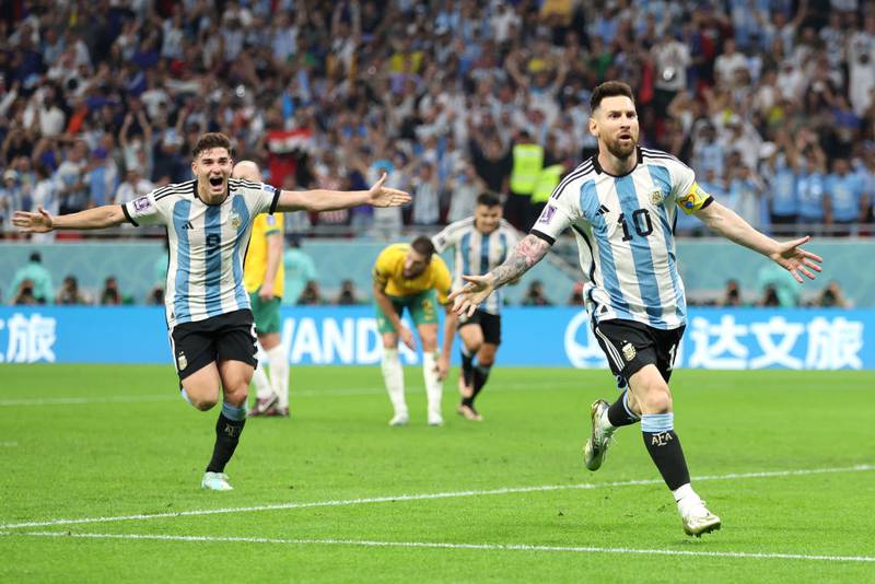 Lionel Messi marca su tercer gol en la Copa del Mundo