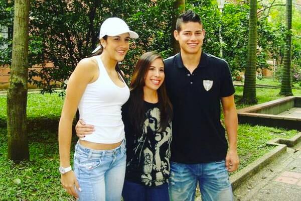 James Rodríguez es tío por primera vez, su hermana Luisa tuvo a la pequeña Mia
