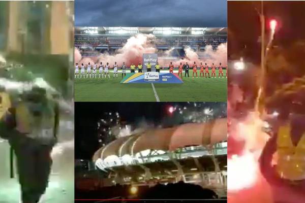 Video: Insólita cantidad de pólvora en celebración de hinchas de América VS Santa Fe por la final de Liga BetPlay 2020