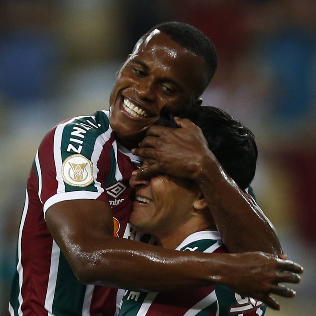 Jhon Arias y Germán Cano los mejores jugadores en la final de la Copar Libertadores.