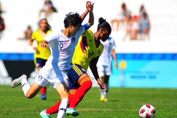 ¡Triste adiós! La Selección Colombia Femenina Sub-17 empató ante Corea del Sur