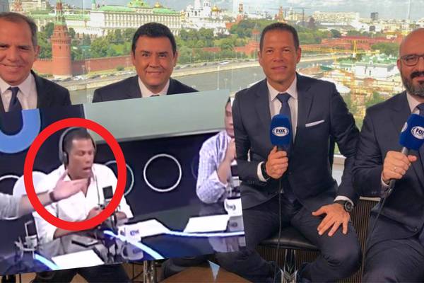 Video: El incidente de Óscar Córdoba con la silla en Fox Sports Radio Colombia